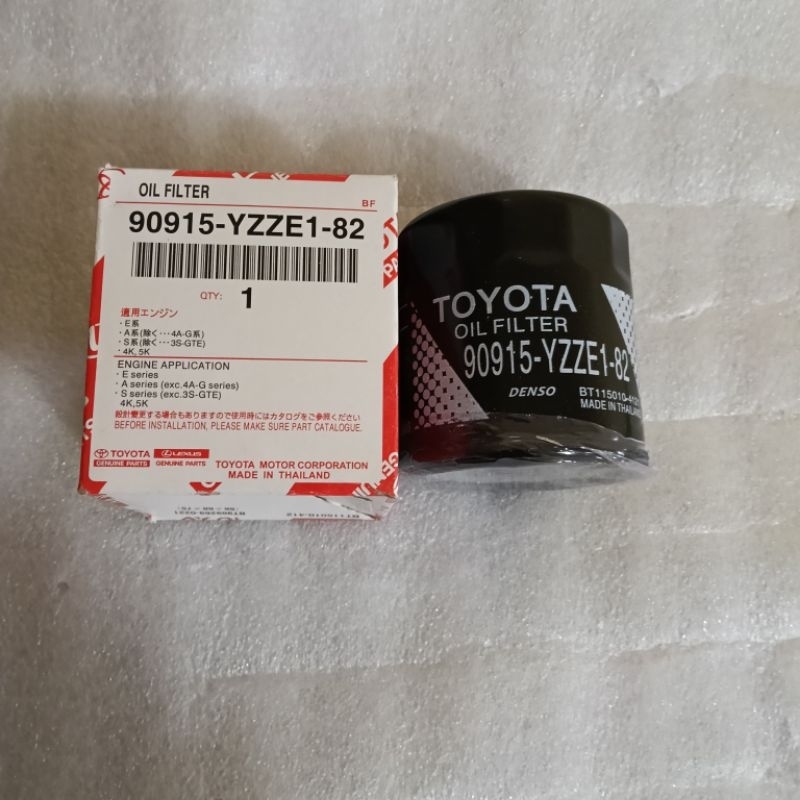OLI FILTER / SARINGAN OLI TOYOTA NEW VIOS YARIS COROLLA GREAT SOLUNA P/N 90915-YZZE1-82