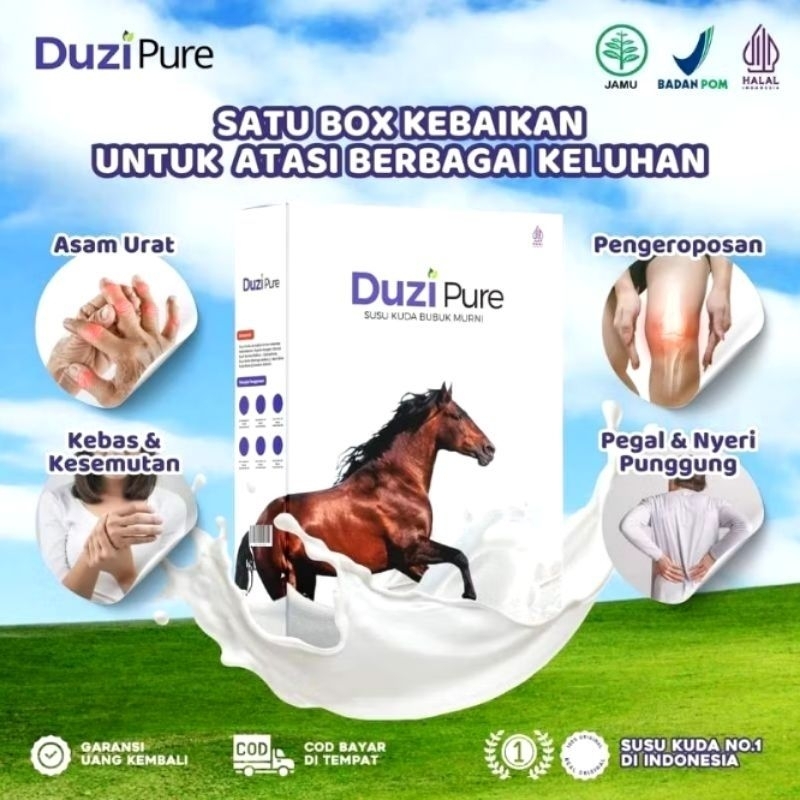 

Duzi Pure Susu Kuda Liar Murni Asli Bpom 100% 4 Box