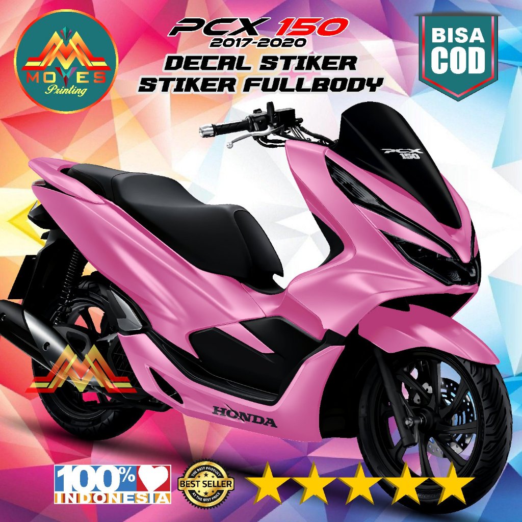 ⭐⭐⭐⭐⭐Terbaru Bisa Cod  STIKER FULL BODY PCX 150 / DECAL STICKER MOTOR HONDA PCX 150 POLOS / STIKER V