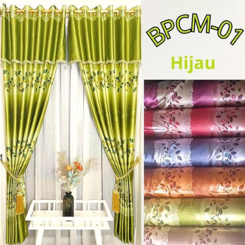 Gorden drapes model poni tempel gorden jendela rumah minimalis