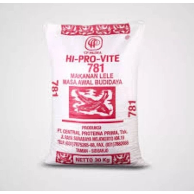 PELET IKAN HI-PROVIT 781 PAKAN MAKANAN IKAN LELE & NILA