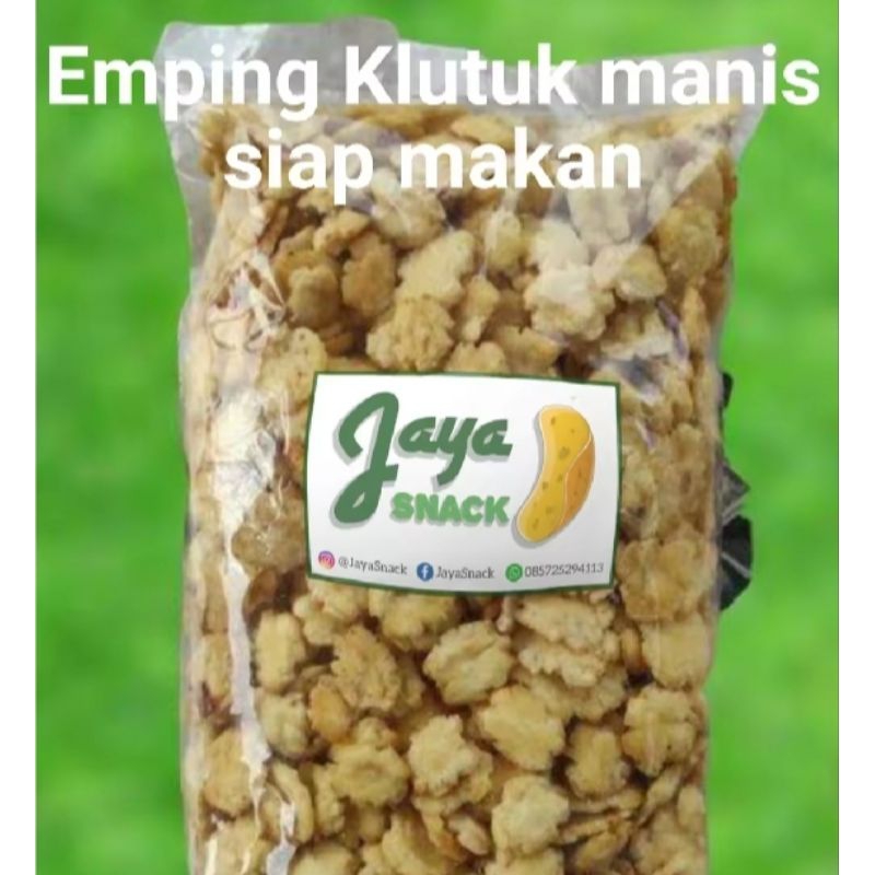 

Emping Kletuk Siap Makan 500g Asin Manis Khas Limpung Kwalitas Super - Cemilan, Food, Crispy, Keripik, Snack