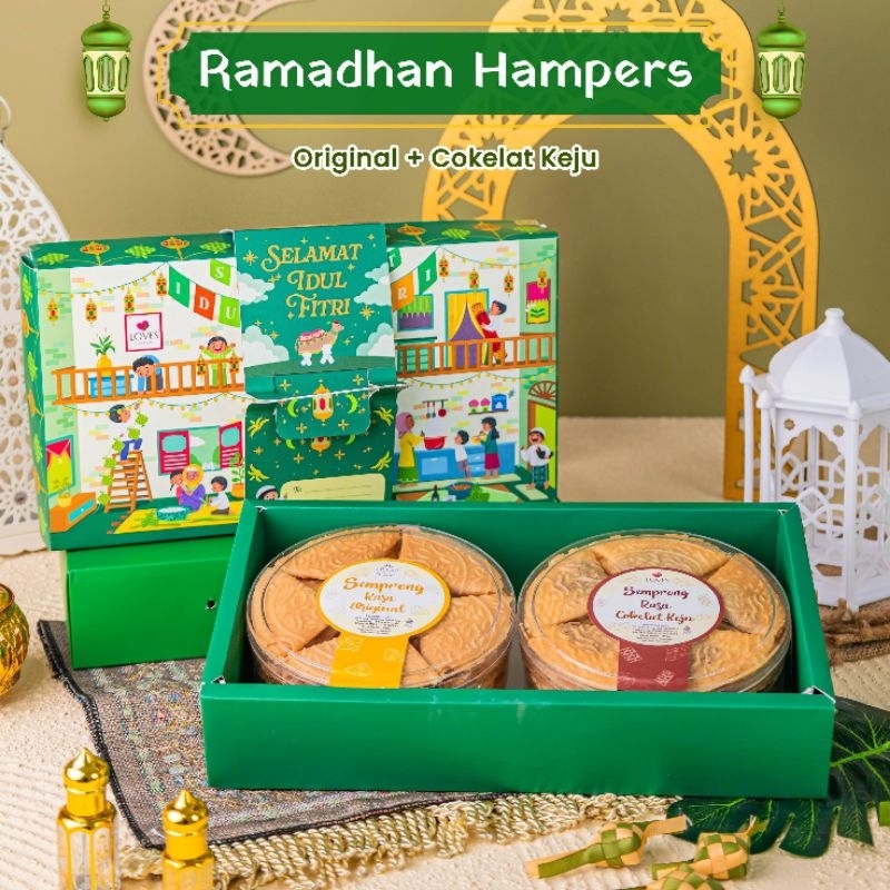 

LOVES SEMPRONG HAMPERS PARSEL BINGKISAN LEBARAN KUE KERING KUE SEMPRONG