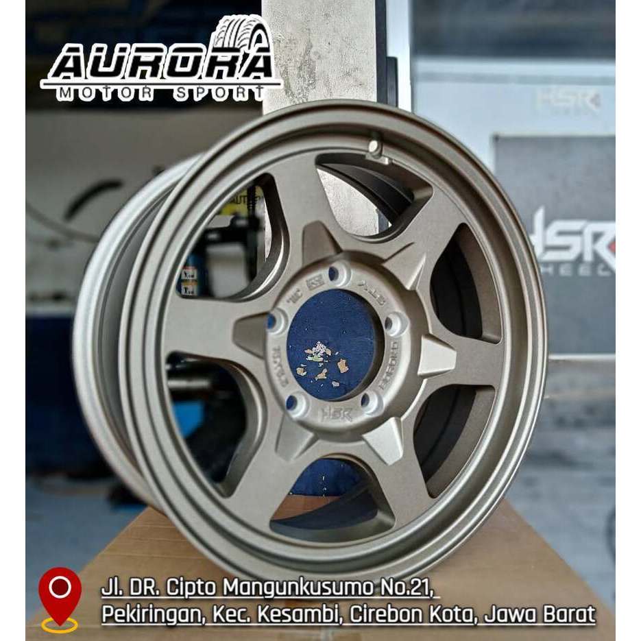 Velg Racing Jimny,Escudo R16 Pcd 5X139,7 - HSR Original , Toko Velg Murah
