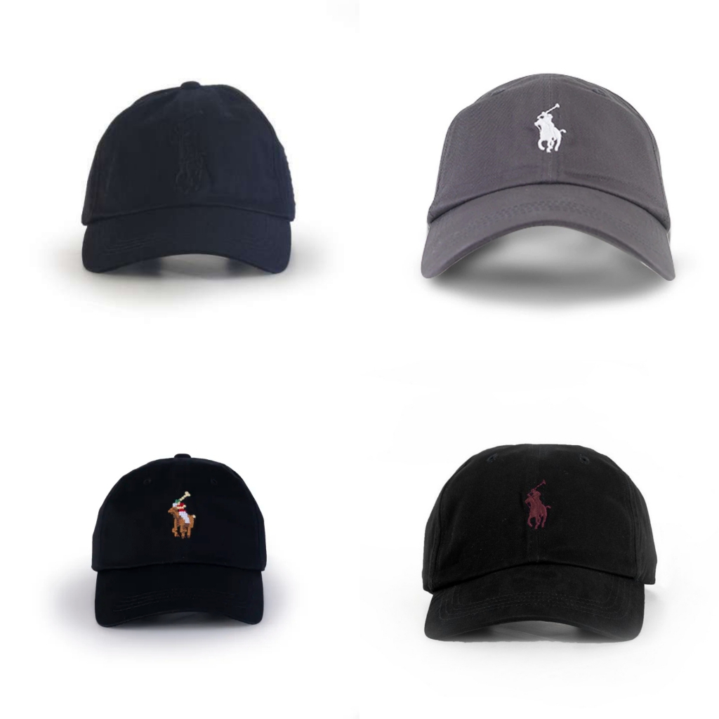 Topi Polo Full Black / Hitam Original Bergaransi