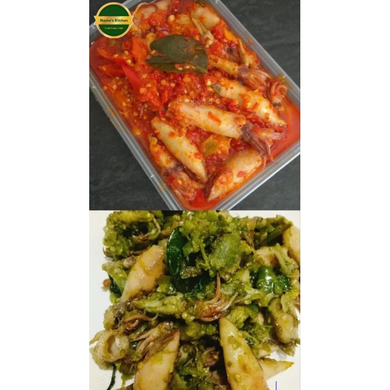 

Aneka Lauk Cumi Asin Balado Cabe Ijo