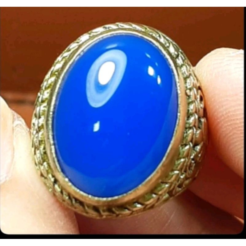 Cincin natural blue Mizone Baturaja+memo