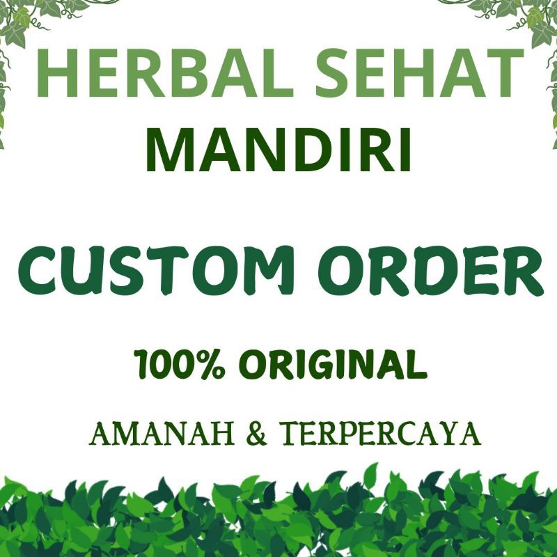 

CUSTOM ORDER (KOPI JNTN)