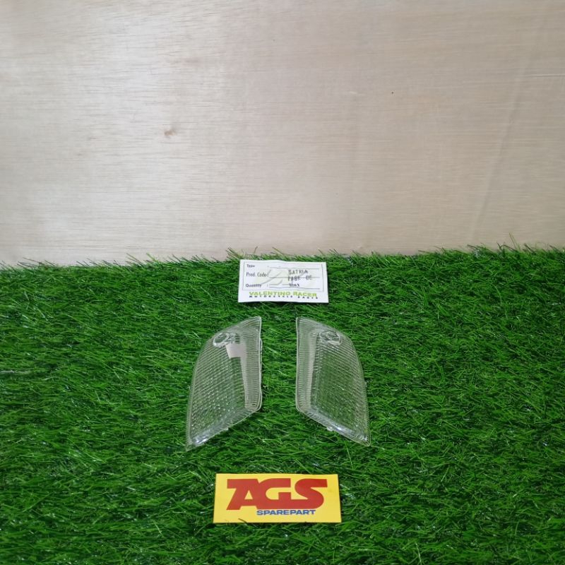 kaca mika sein sen riting depan bening satria 2tak lumba ru bukan ori merk vr