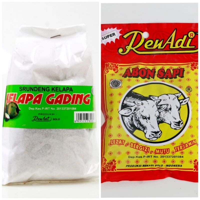 

[LEBIH MURAH] Bundling Serundeng 250gr dan Abon Sapi Super Renadi 100gr