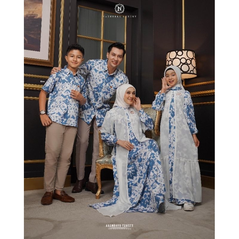 ANANDAYU DRESS FAMILY SET BY NADHEERA LUXURY TERBARU LEBARAN 2025