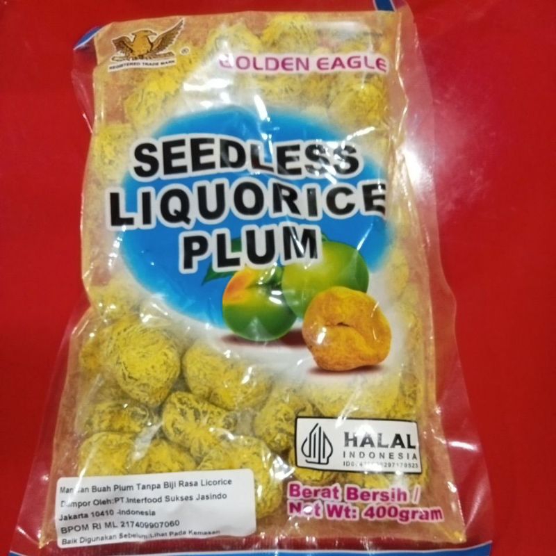 

seedless liquorice plum