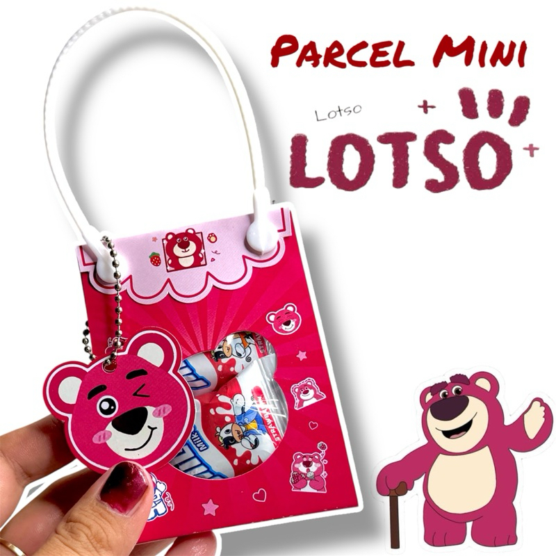 

20 pcs Parcel Mini Lotso - Amplop Lebaran 2025 - Ampau lebaran unik - Amplop Lebaran Unik