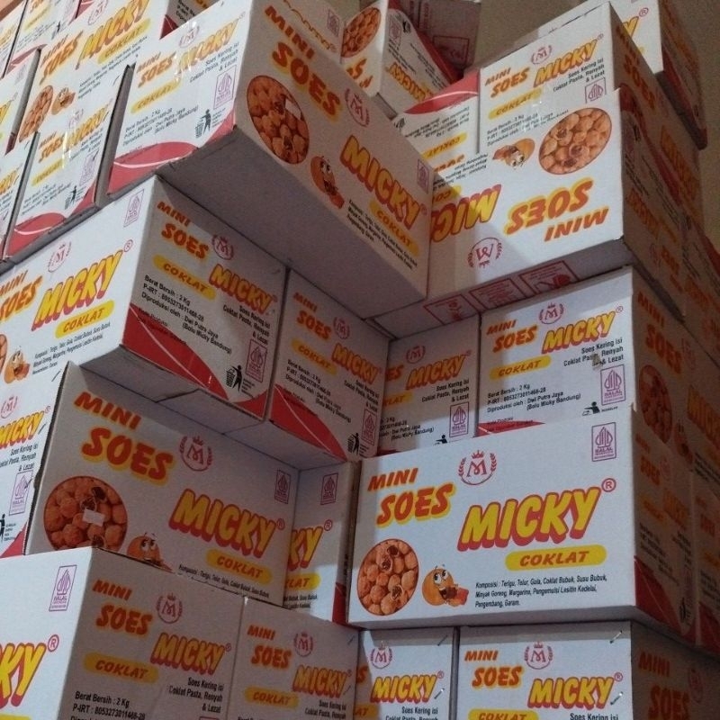

soes coklat miky