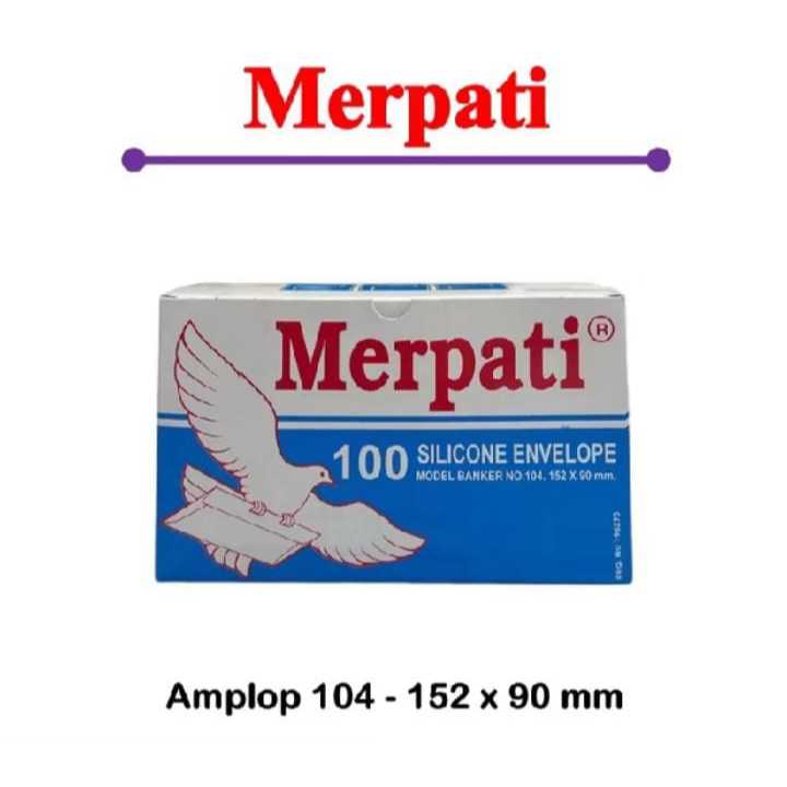 

1 PACK AMPLOP MERPATI BIRU 104 TANGGUNG + LEM 152x90mm