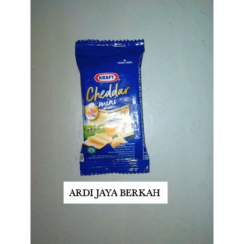 

Keju Kraft Cheddar mini 30g