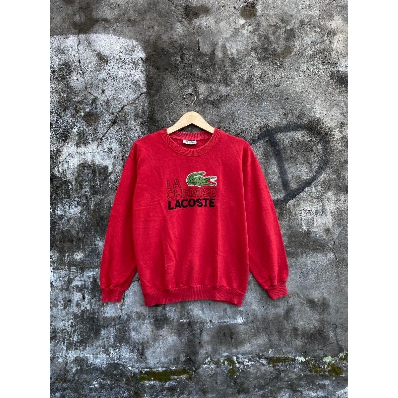 Crewneck Chemise Lacoste Bordir