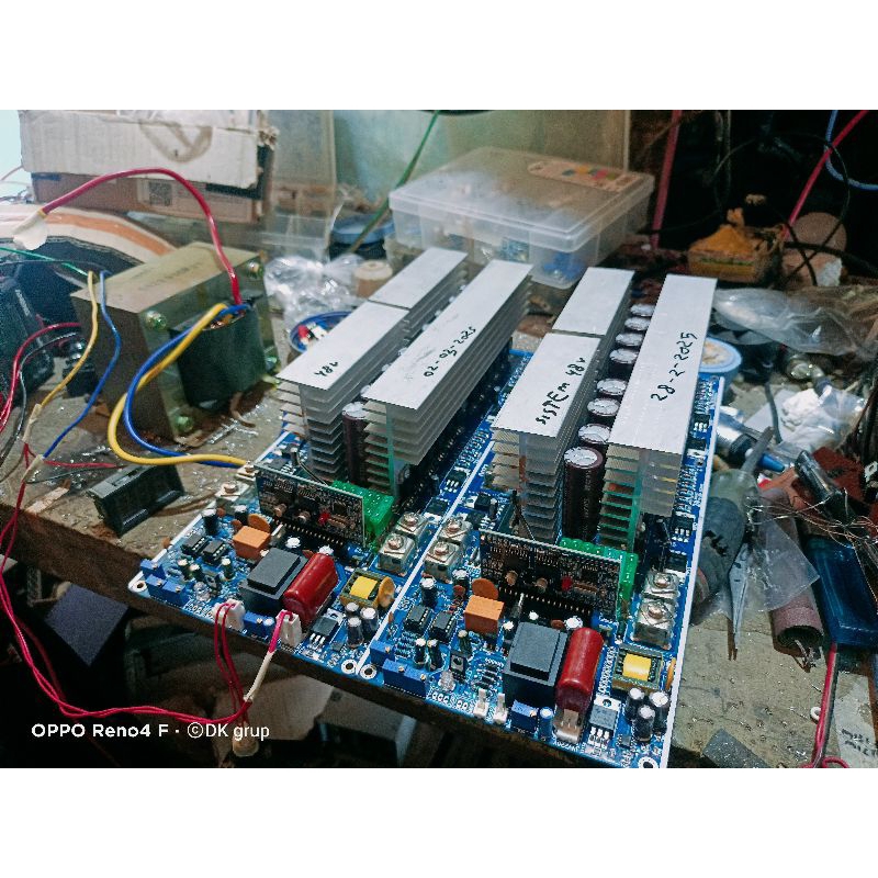 kit inverter 24 mosfet pure sine wave low frekunsi