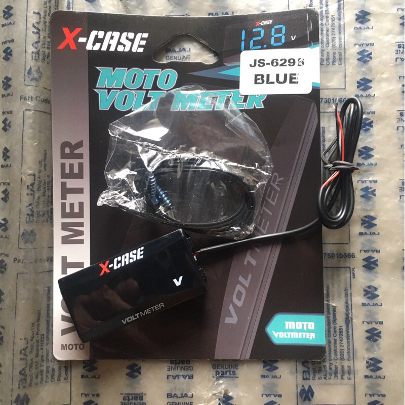 VOLT METER X-case VOLTMTER ACCU DIGITAL VOLT METER DIGITAL WATERPROOF SLIM