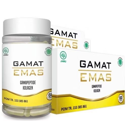 Kapsul Gamat Emas Gamapeptide Kolagen Teripang untuk Regenerasi Sel Kulit