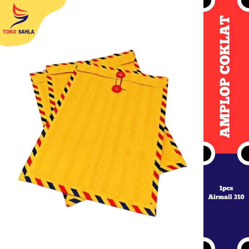 

Amplop coklat airmail 310 / surat lamaran / amplop lamaran kerja