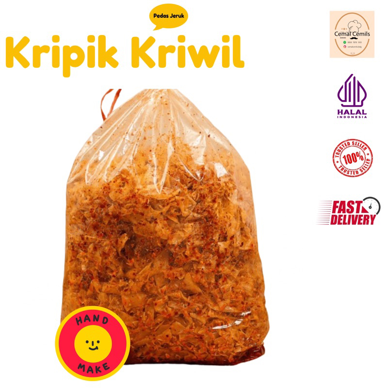 

[READY STOCK] KRIPIK KRIWIL CIKRUH PEDAS JERUK