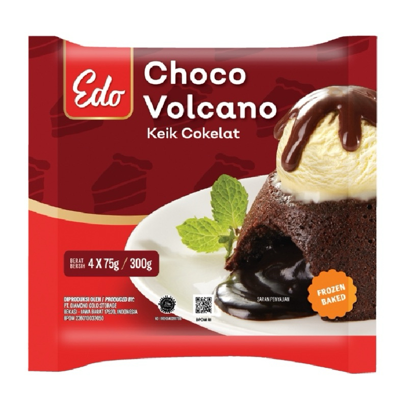 

Edo Choco Volcano choco lava 4pcs