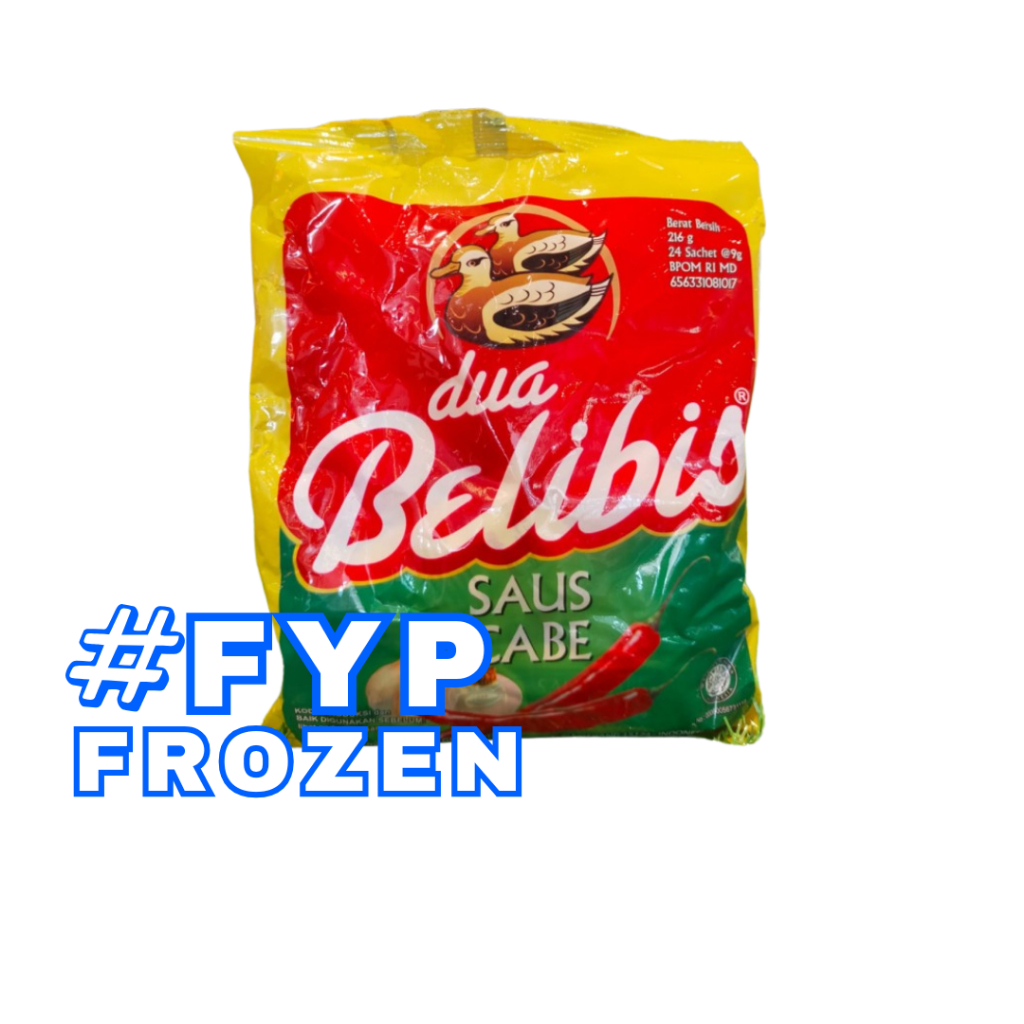 

DUA BELIBIS SAUS CABE SACHET 24X9GR / SAOS CABE SACHET 216GR