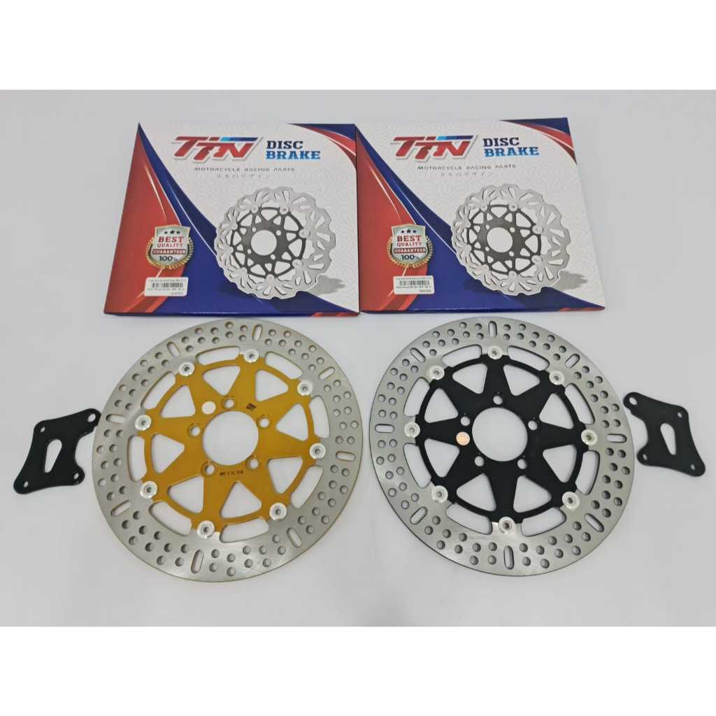 PIRINGAN CAKRAM DISC RACING TTN PNP NINJA150 5HOLE (5 LUBANG) , NINJA R , NINJA S TROMOL DEPAN & BEL