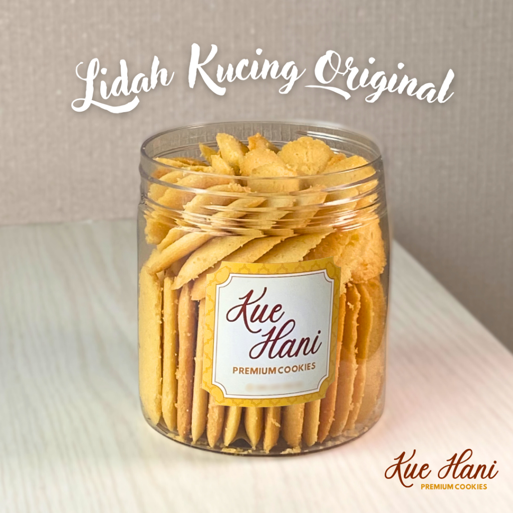 

Lidah Kucing Original PREMIUM 500ml - Homemade by KUE HANI | Kue Kering Lebaran