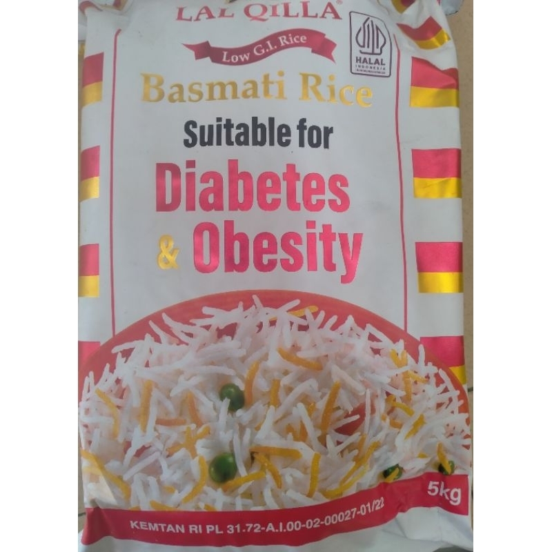 

Lal Qilla basmati rice suitable for diabetes and Obesity @5kg