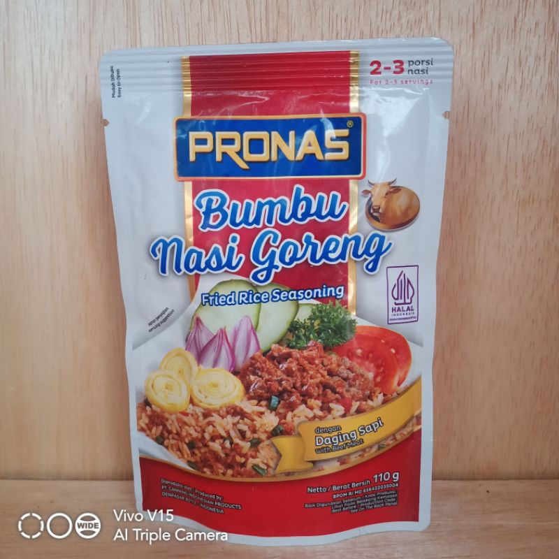 

Pronas bumbu nasi goreng dengan daging sapi 110g