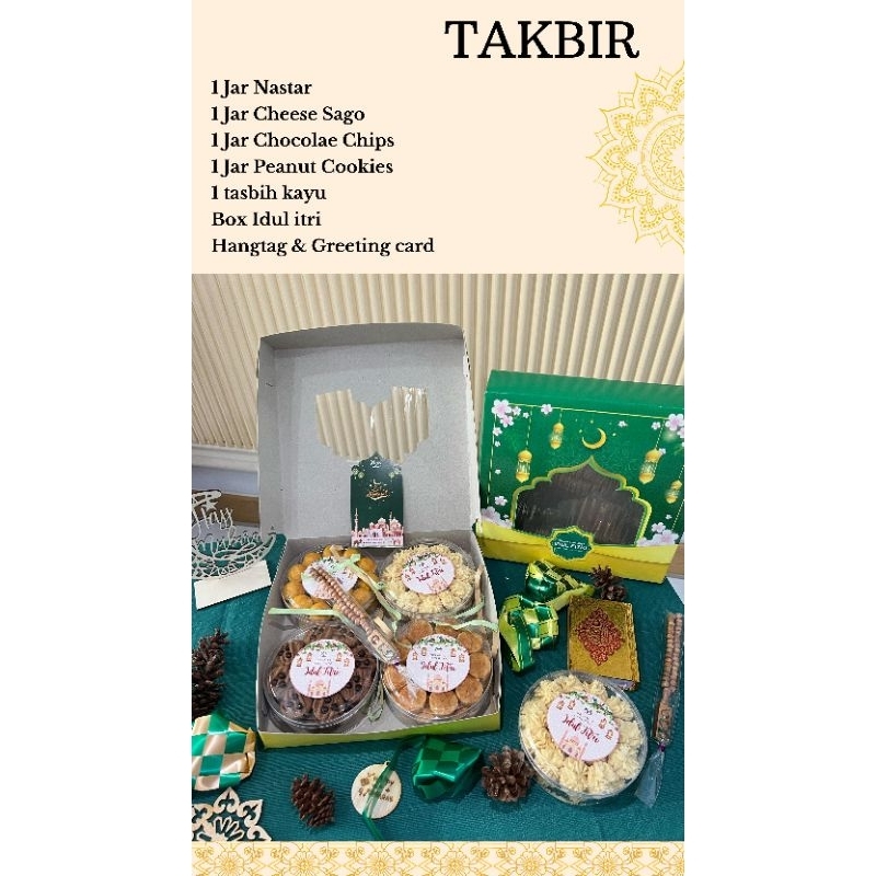 

Hampers Takbir |Paket lebaran | Hampers Lebaran | bingkisan Lebaran | Eid Mubarak 2025 | kue kering Lebaran | hampers mewah