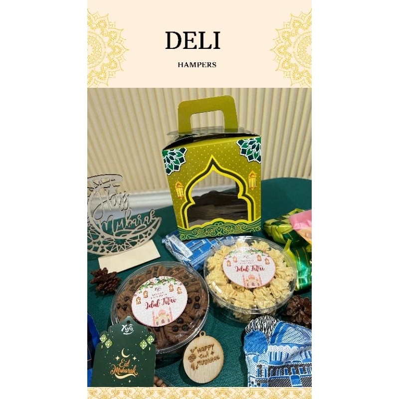 

Hampers Deli | Paket lebaran | Hampers Lebaran | bingkisan Lebaran | Eid Mubarak 2025 | kue kering Lebaran | hampers lebaran 2025