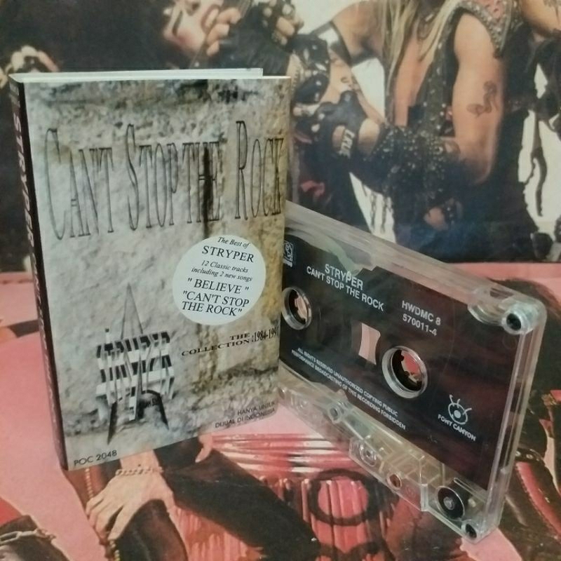 Kaset Hard Rock Stryper Ost.Dracula Scorpions Toto Whitesnake Aerosmith