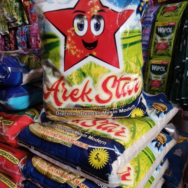 

BERAS SUPER ENAK AREK STAR 5KG