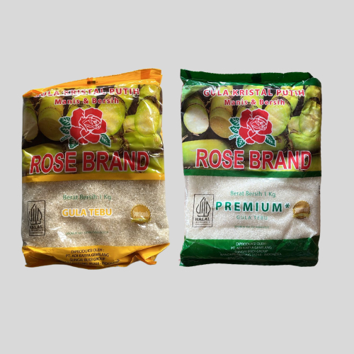 

Gula Rose Brand 1KG Gula kristal putih gula tebu hijau dan kuning