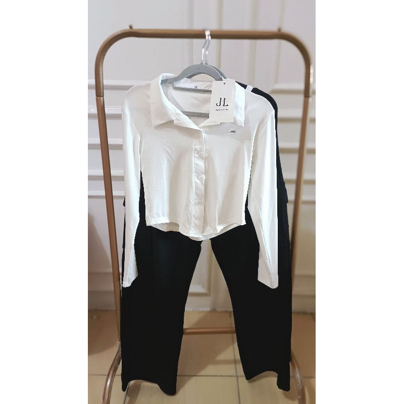 BAJU JL & CELANA A&K BANGKOK /SETELAN HITAM PUTIH BANGKOK NEW