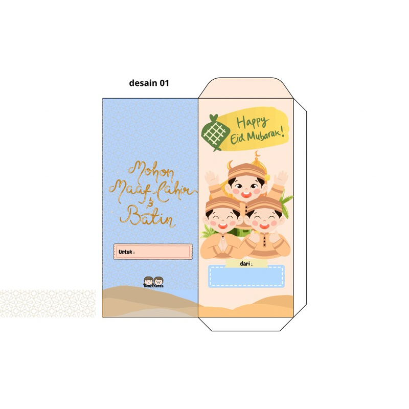 

ANAK 3 muslim-AMPLOP LEBARAN CUSTOM NAMA-HARGA PER PACK-1pack isi 15pcs-amplop lebaran anak muslim dan muslimah-amplop lebaran panjang
