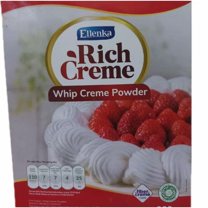 

Whipecreme 200gr