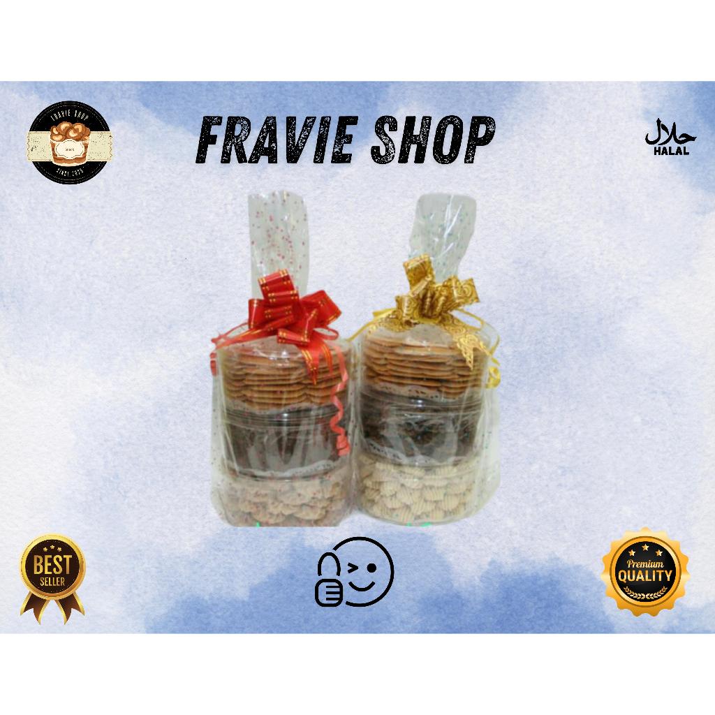 

Paket Hampers Kue Kering Isi 3/Paket Hemat Hampers/Hampers Lebaran/Hampers Imlek/Hampers Natal - Nastar,Lidah Kucing,Sagu Keju,Putri Salju, Cornflakes,Kastengel,dll (Bisa Custom)