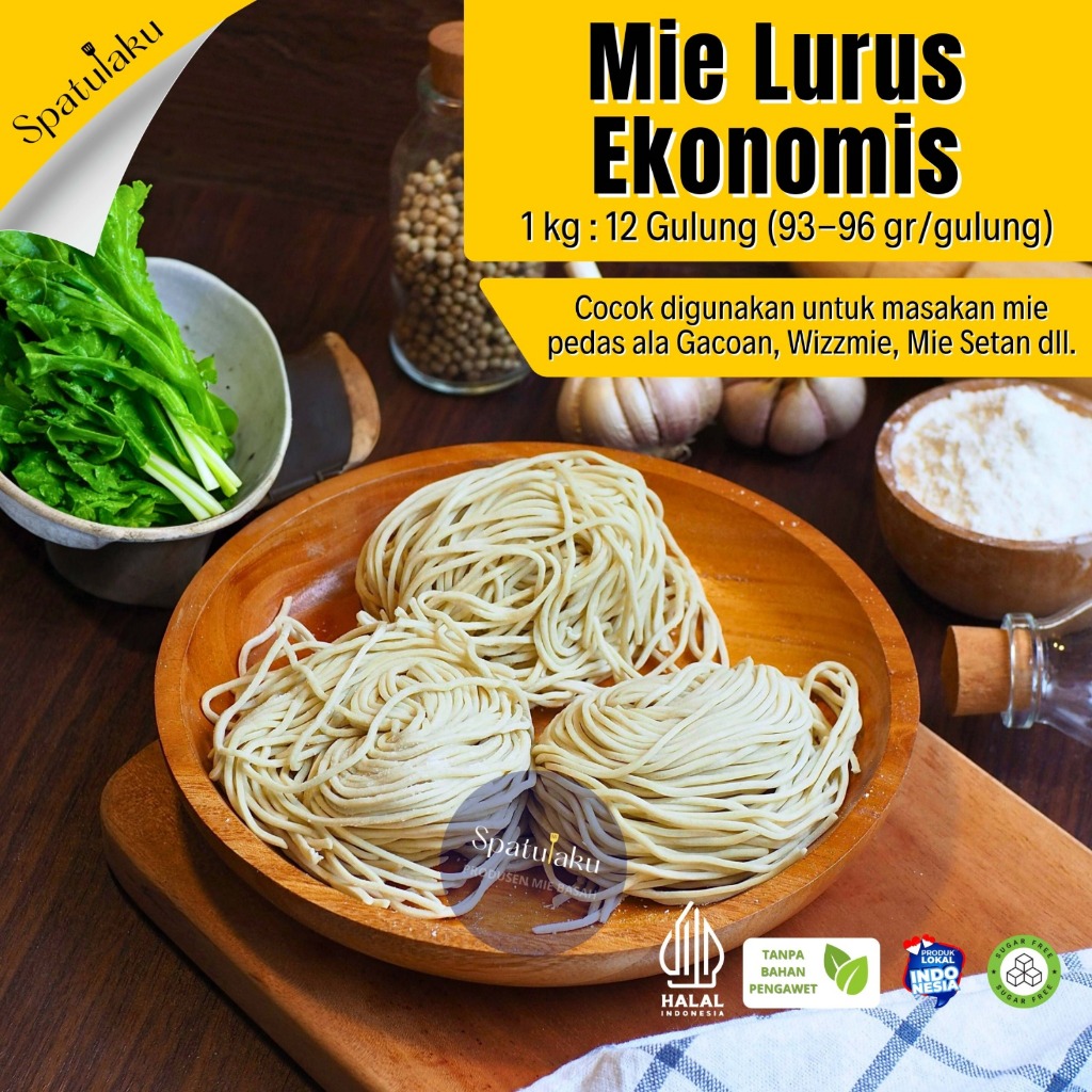

Mie Mentah Ekonomis - Untuk Mie Ayam, Bakmie, Ramen Dll.