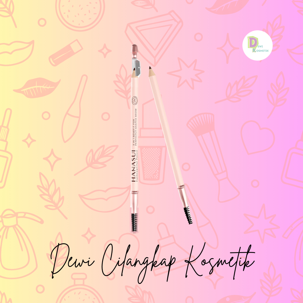 Hanasui Eyebrowtiful Pencil - PENSIL ALIS HANASUI - PENSIL ALIS - PENSIL ALIS MURAH - BPOM