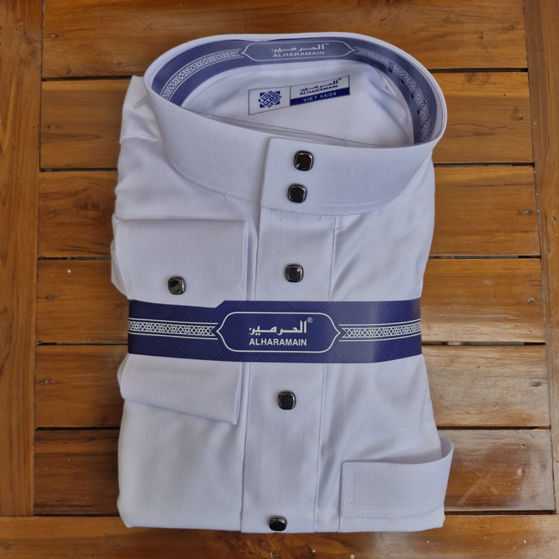 Jubah Al Haramain Putih, Wol Manset