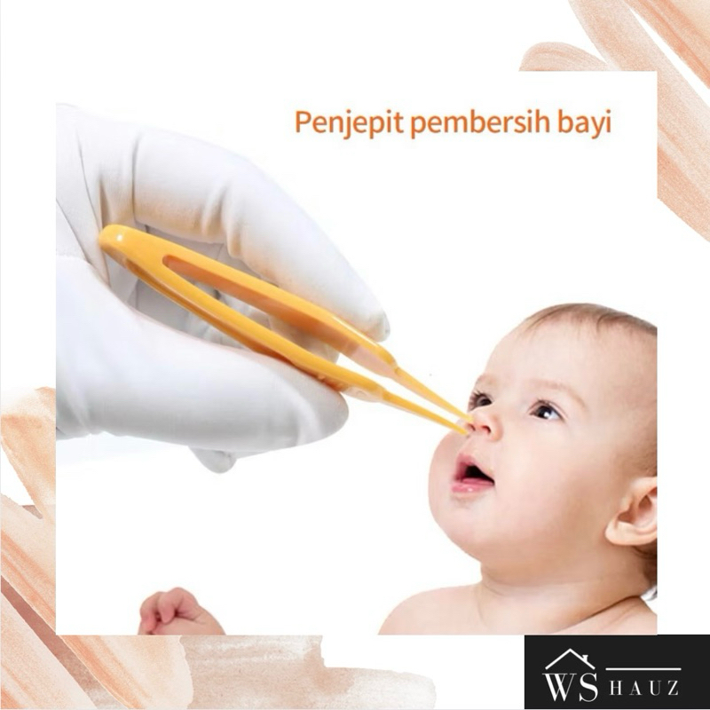 PINSET JEPITAN PEMBERSIH KOTORAN HIDUNG TELINGA PUSAR BAYI