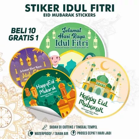 

Stiker Label Idul Fitri Salam Hari Raya / Stiker Label Lebaran / Stiker Label Makanan, Kue Kering, Snack, Hampers Idul Fitri Menarik dan Murah 2025