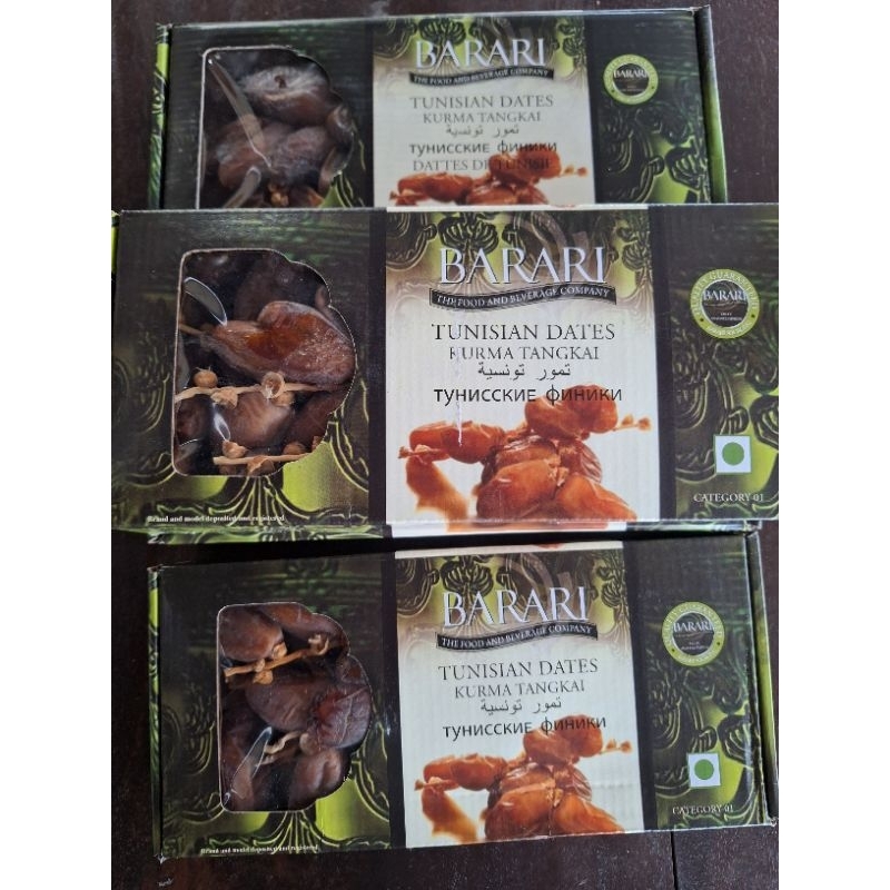 

Kurma Tunisia Tangkai Barari 500gram/pack