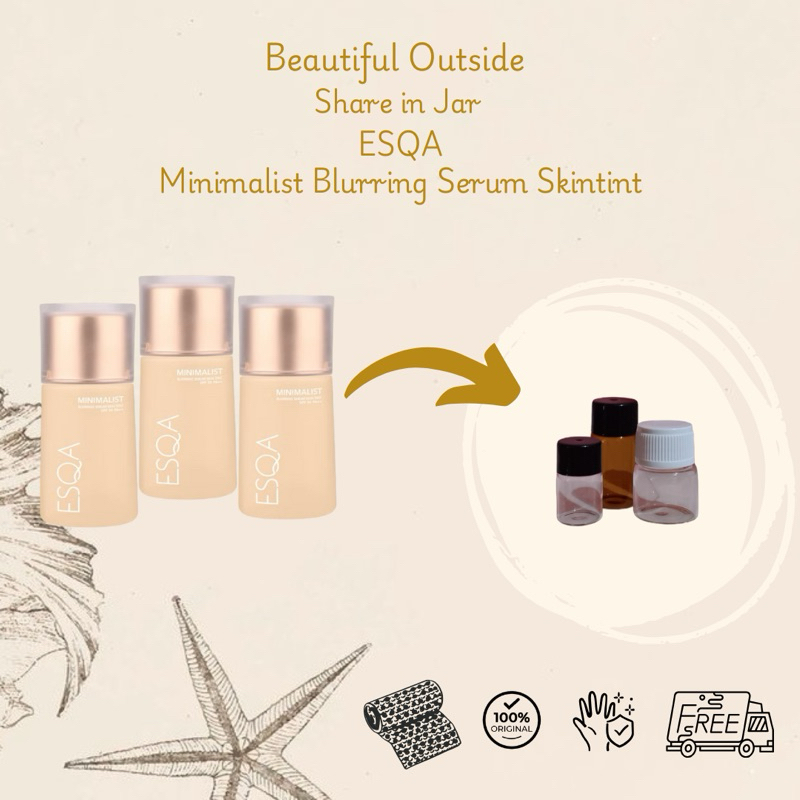 Share in Jar ESQA Minimalist Blurring Serum Skin Tint SPF 35 PA++