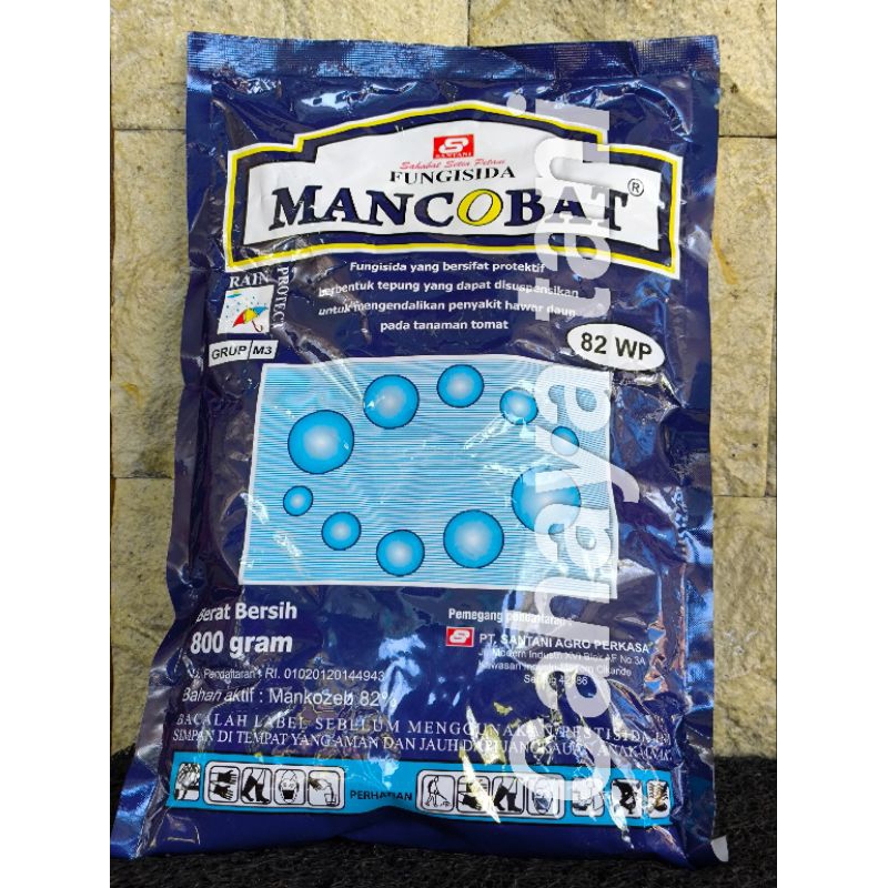 Fungisida Mancobat Biru 800 gram Bahan Aktif Mankozeb 82%