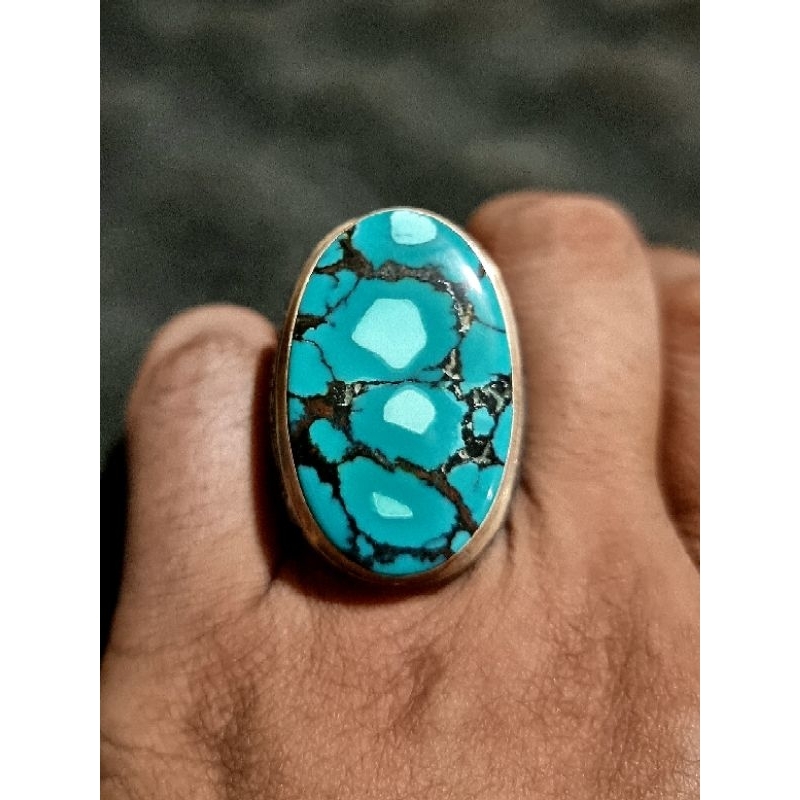 HQ NATURAL TURQUOISE - PIRUS HUBEI-XINJIANG-GRADASI TOSKA HIJAU-BIRU URAT EMAS-JENONG-LAWASAN-AGEMAN
